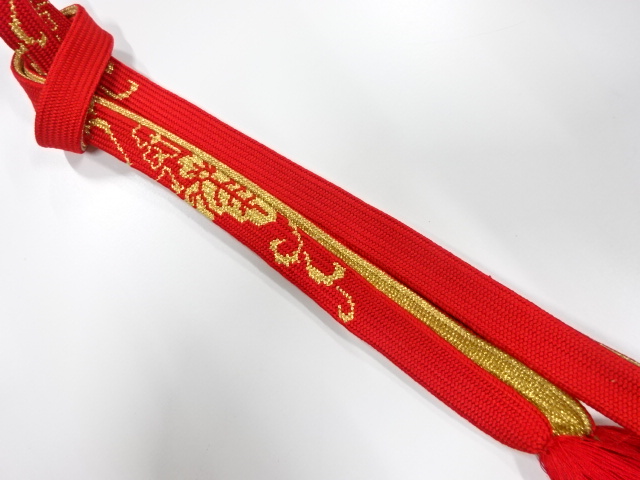 正絹　手組帯締め