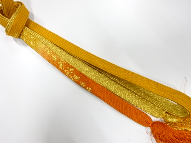 正絹　手組帯締め