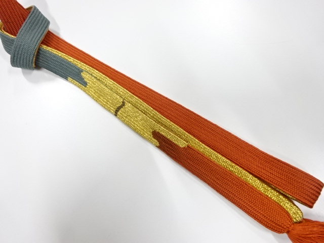 正絹　手組帯締め