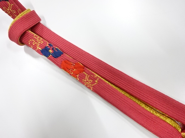 正絹　手組帯締め