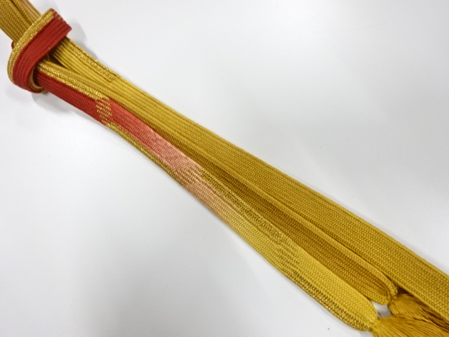 正絹　手組帯締め