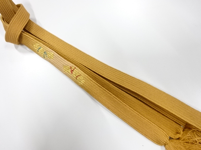 正絹　手組帯締め