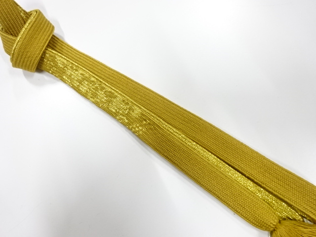 正絹　手組帯締め