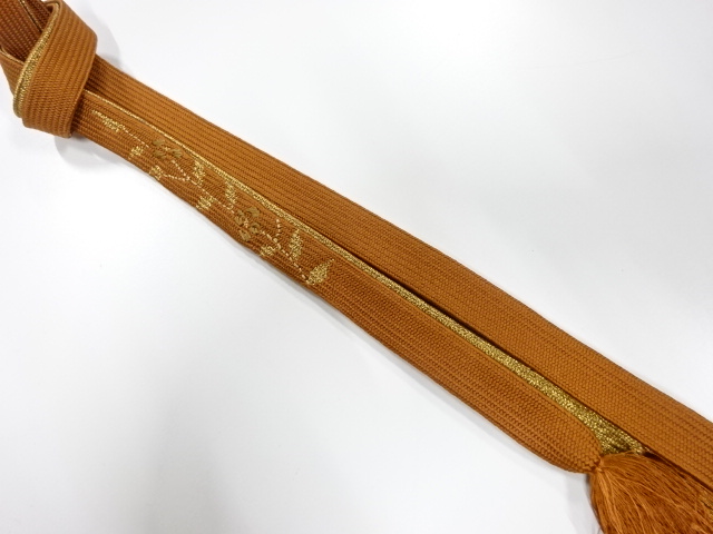 正絹　手組帯締め