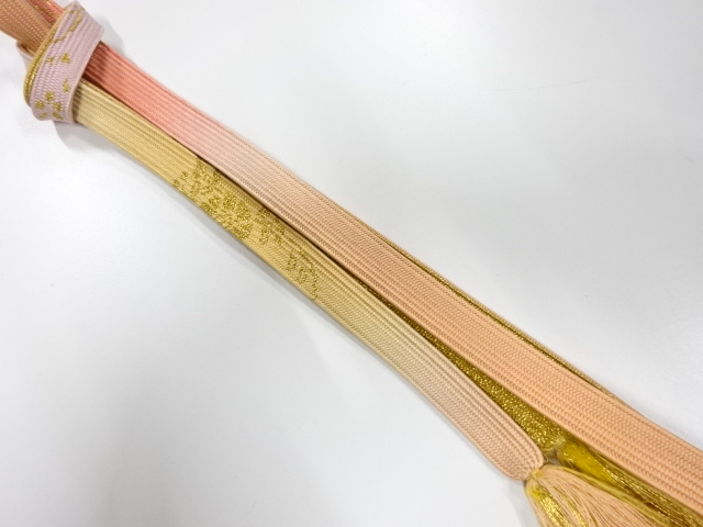 正絹　手組帯締め