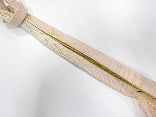 正絹　手組帯締め