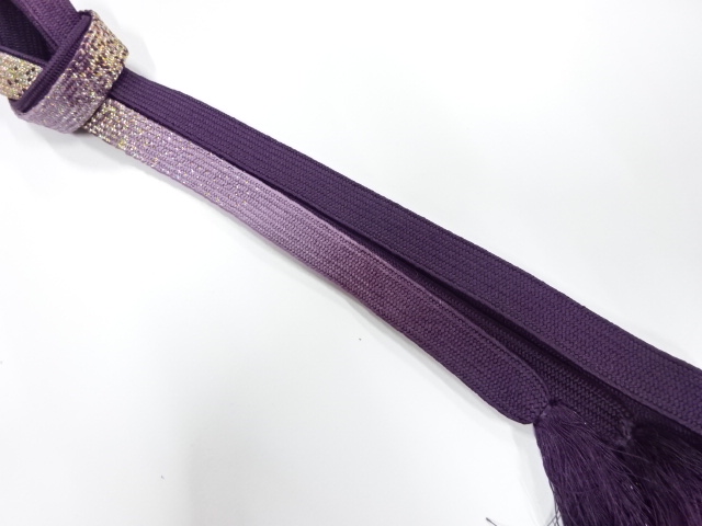 正絹　手組帯締め