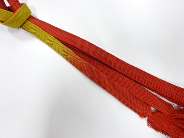 正絹　手組帯締め