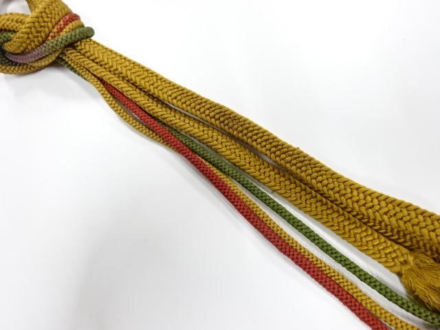 正絹　手組帯締め