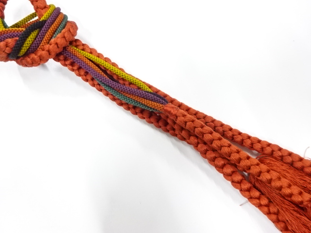 正絹　手組帯締め