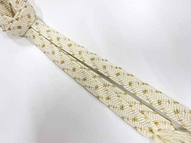 正絹　手組帯締め