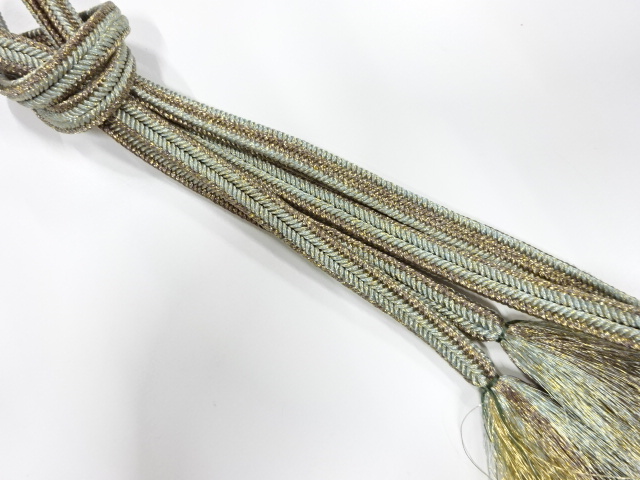 正絹　手組帯締め