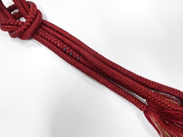 正絹　手組帯締め