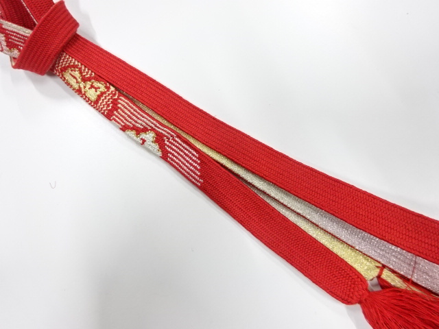 正絹　手組帯締め