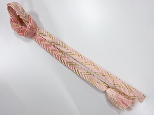 正絹　手組帯締め