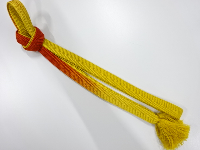 正絹　手組帯締め