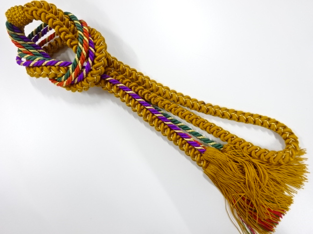 正絹　手組帯締め