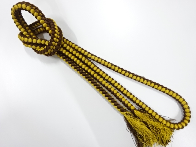 正絹　手組帯締め