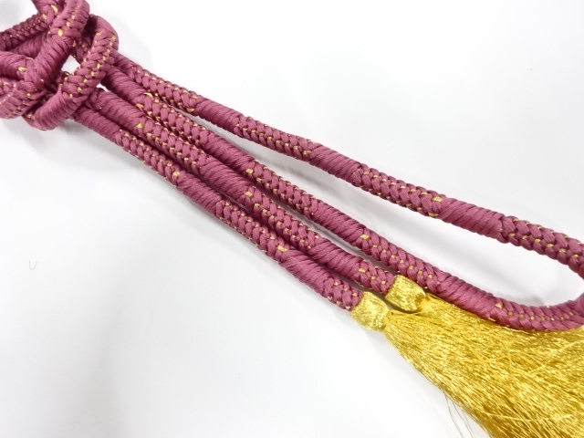 正絹　手組帯締め