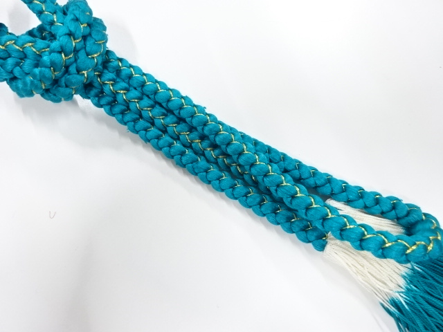 正絹　手組帯締め