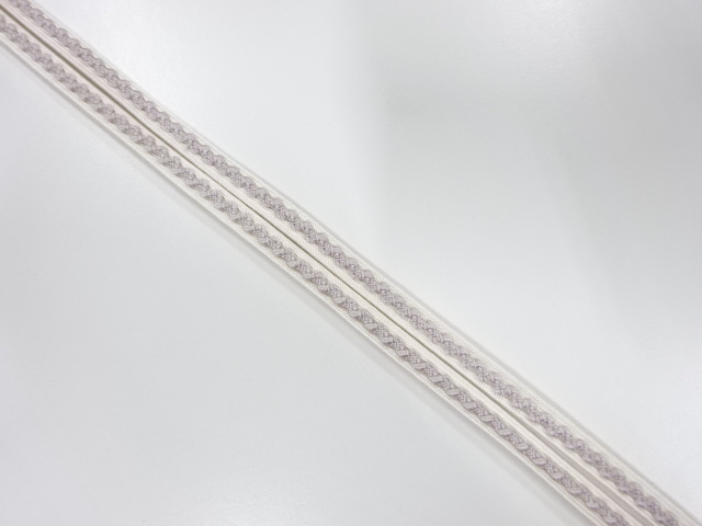 アンティーク　正絹　帯留め用　手組三分紐