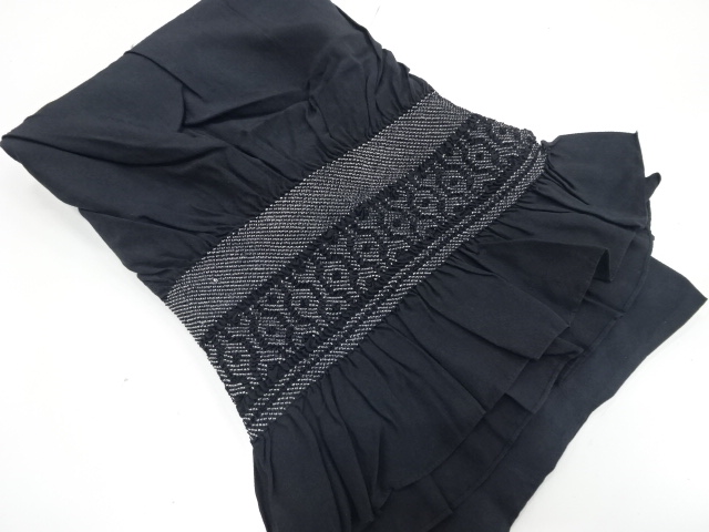 絞り　幾何学模様　男物兵児帯