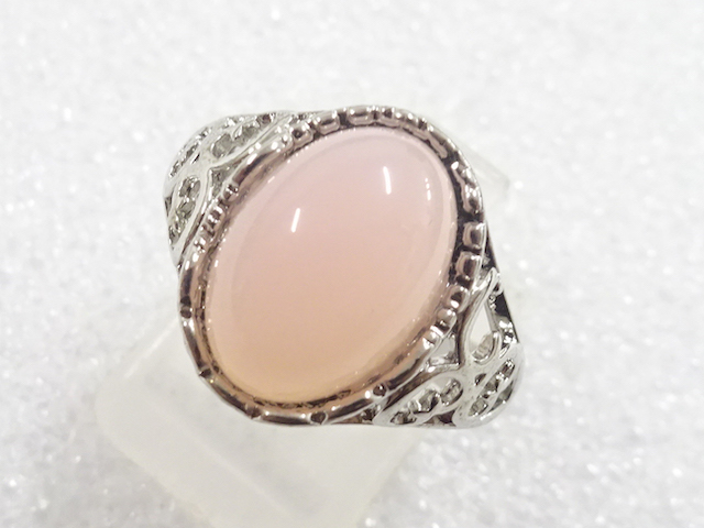 JAPANESE KIMONO / ANTIQUE COLORED STONE RING (SIZE 13)
