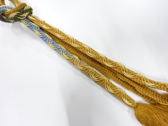 正絹　手組帯締め