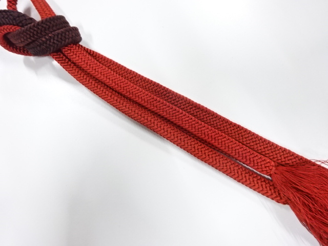 正絹　手組帯締め