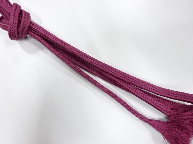 正絹　手組帯締め