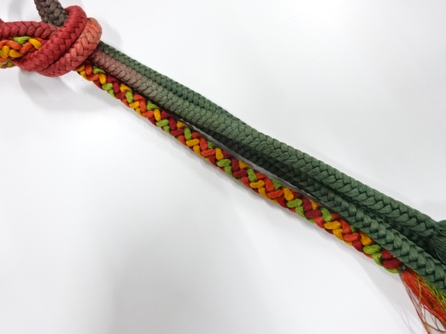 正絹　手組帯締め