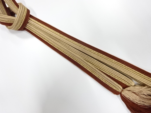 正絹　手組帯締め