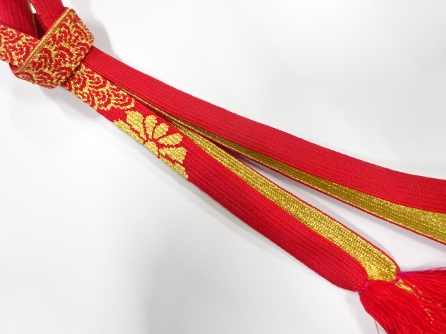 正絹　手組帯締め