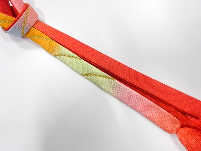 正絹　手組帯締め