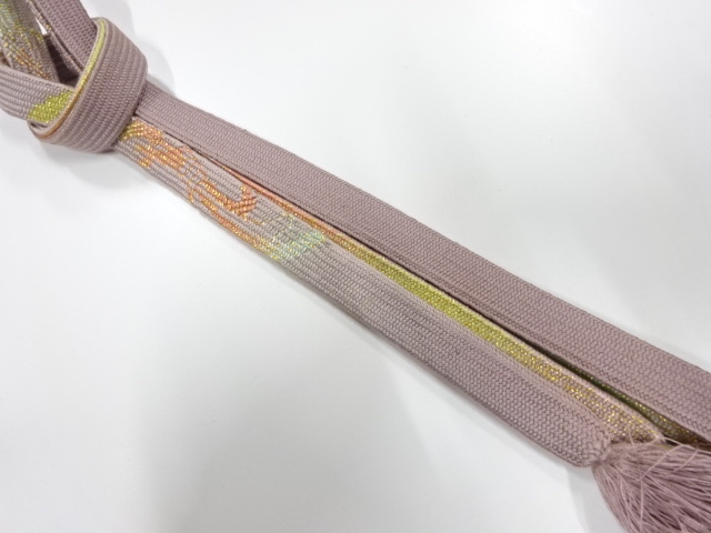 正絹　手組帯締め