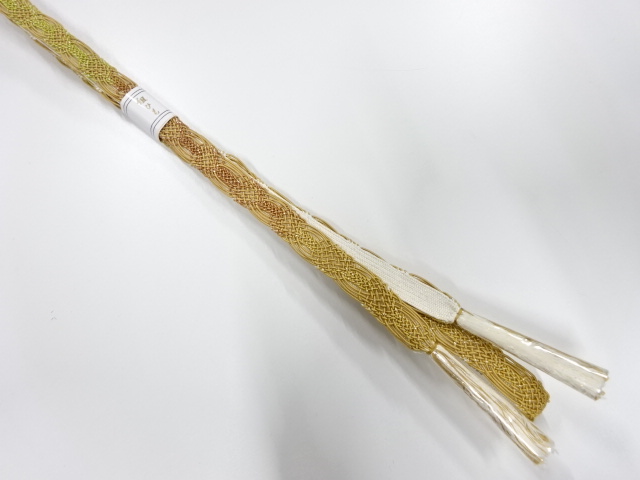 大特価品　未使用品　正絹　夏手組帯締め