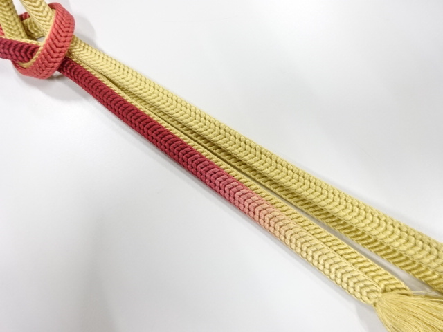 正絹　手組帯締め