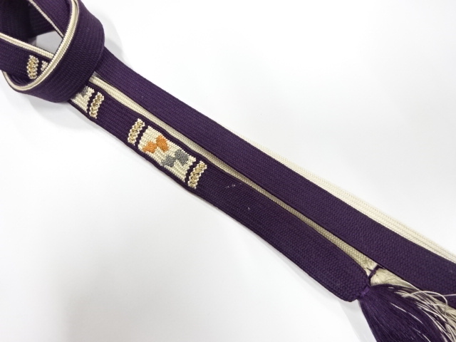 正絹　手組帯締め