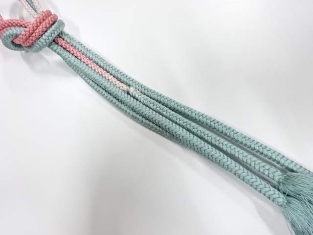 正絹　手組帯締め