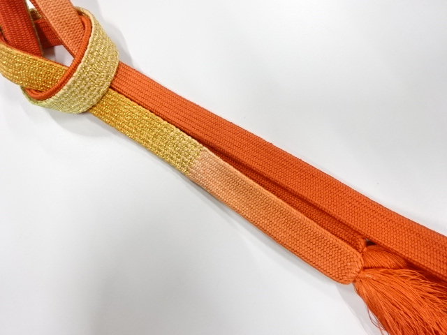 正絹　手組帯締め