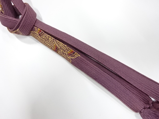 正絹　手組帯締め