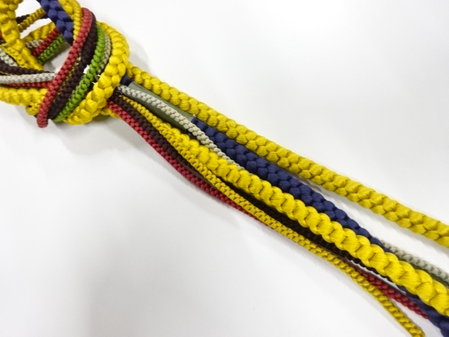 未使用品　正絹　手組帯締め