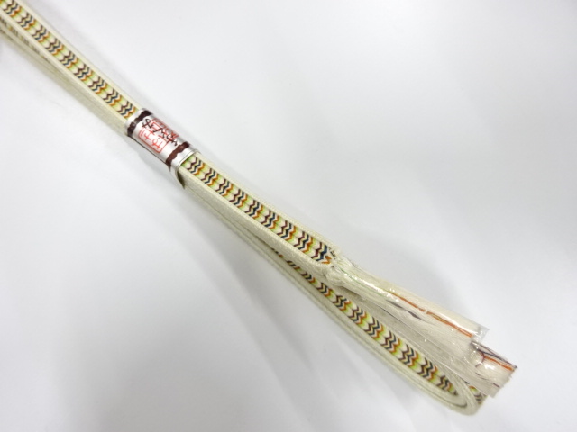 未使用品　正絹　手組帯締め