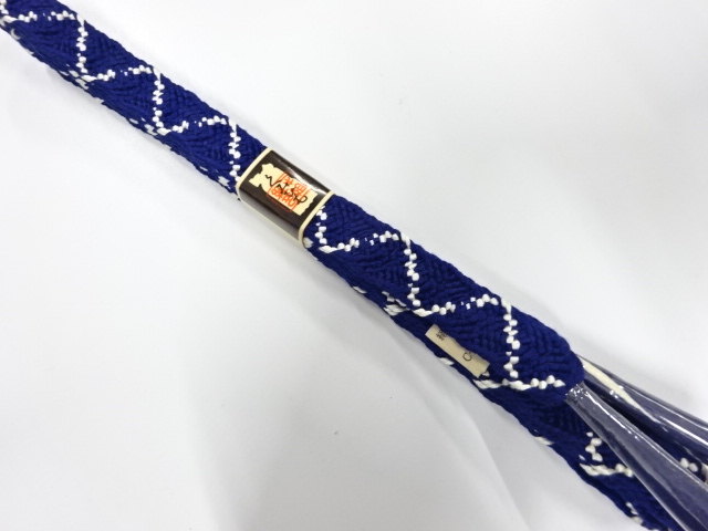 未使用品　正絹　手組帯締め