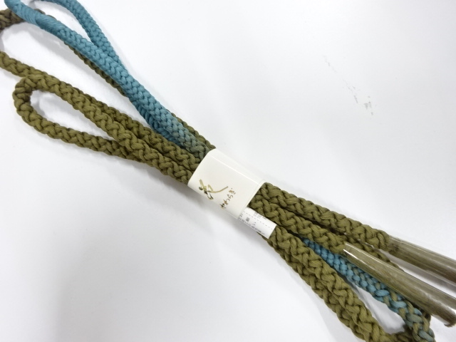 未使用品　正絹　手組帯締め