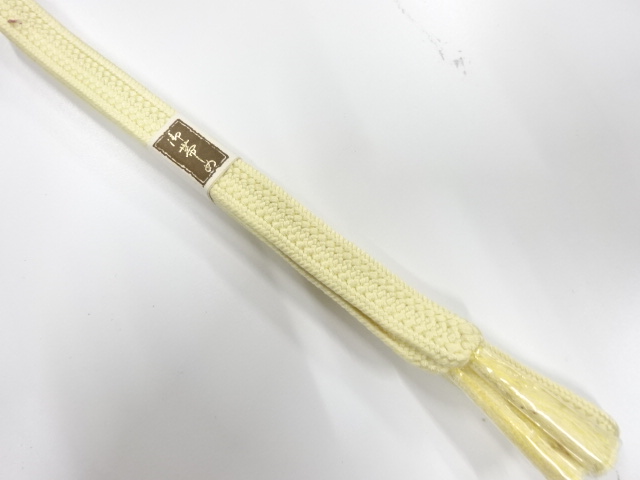 未使用品　正絹　手組帯締め