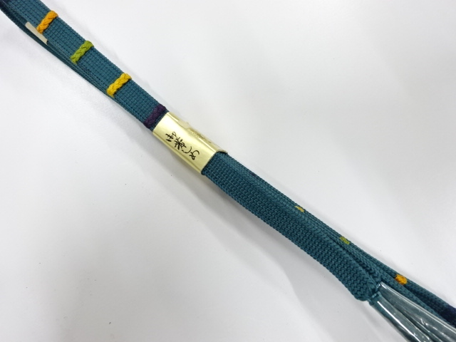 未使用品　正絹　手組帯締め