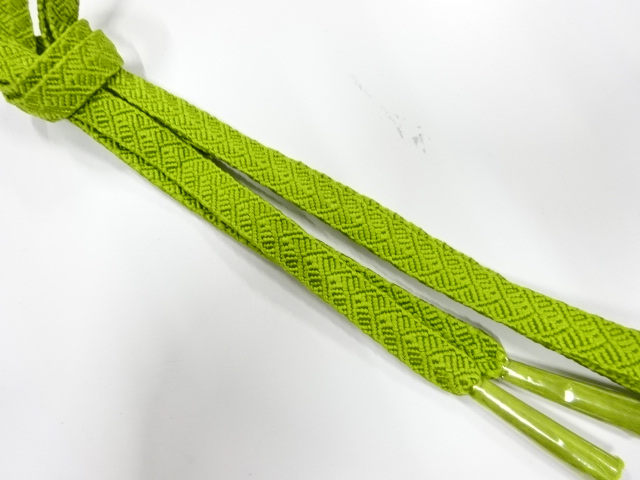 未使用品　正絹　手組帯締め