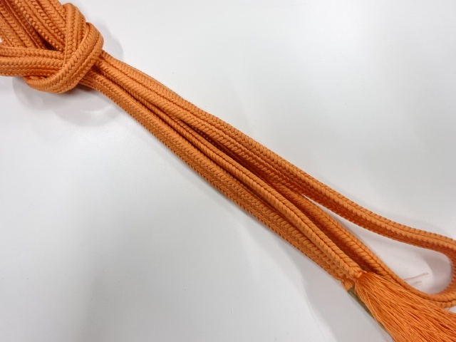 未使用品　正絹　手組帯締め