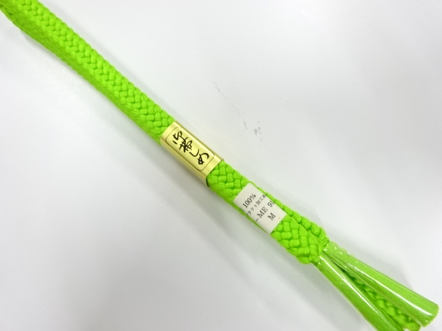 未使用品　正絹　手組帯締め